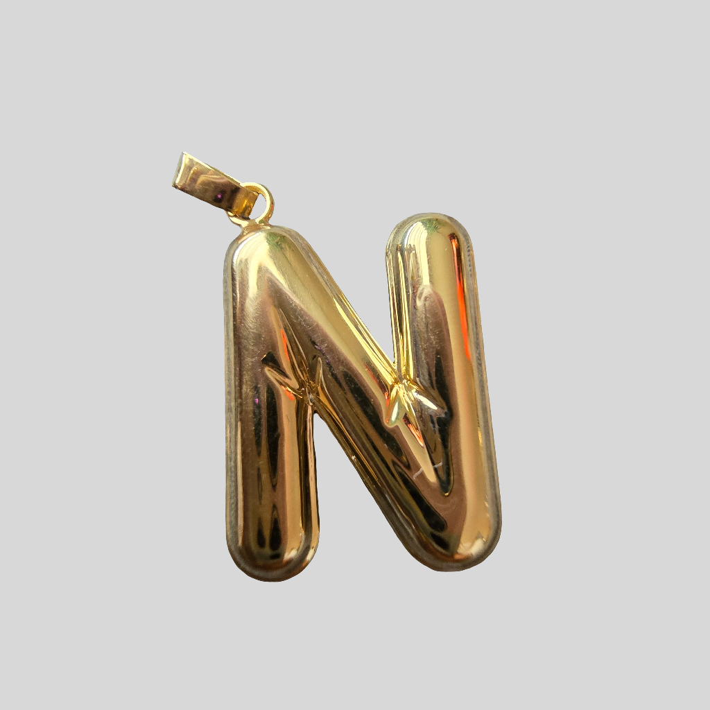 Letter charms available in the letters M N L J C M