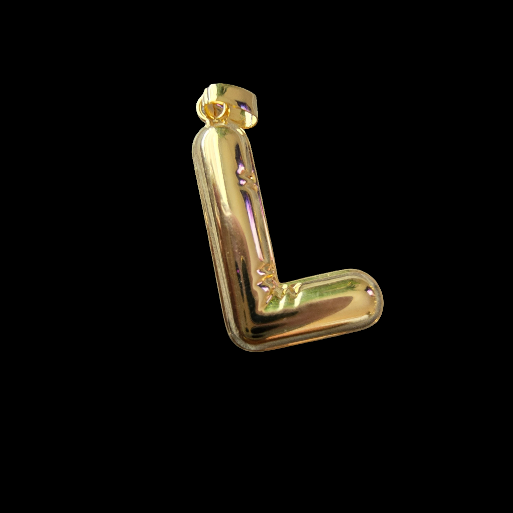 Letter charms available in the letters M N L J C M