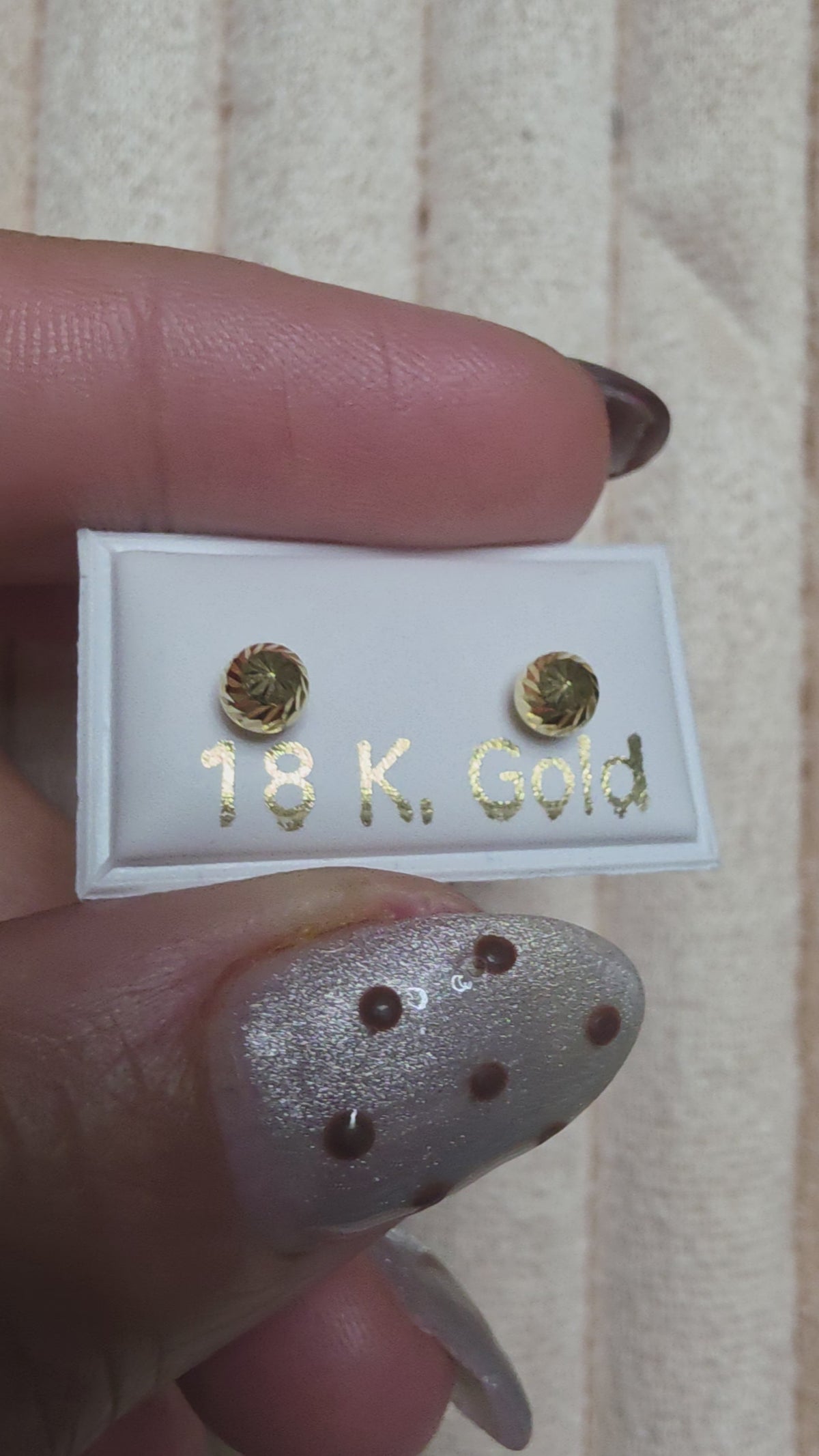Smooth half-ball earrings