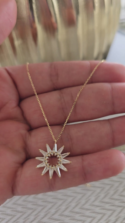 Set de cadena de sol de 45 cm extensible  en Oro18kilates italiano de 3.2gramos