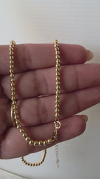 Necklace balls