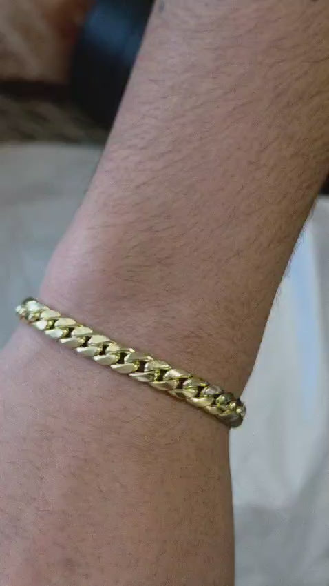Pulsera de eslabones cubanos