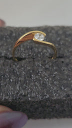 Anillo de solitario