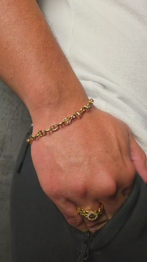 Monaco cube bracelet – solid 18k gold