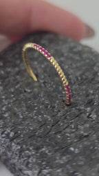 Anillo rosado