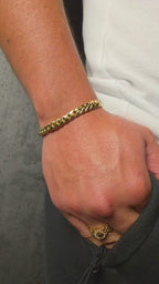 Link Cuban bracelet – solid 18k gold