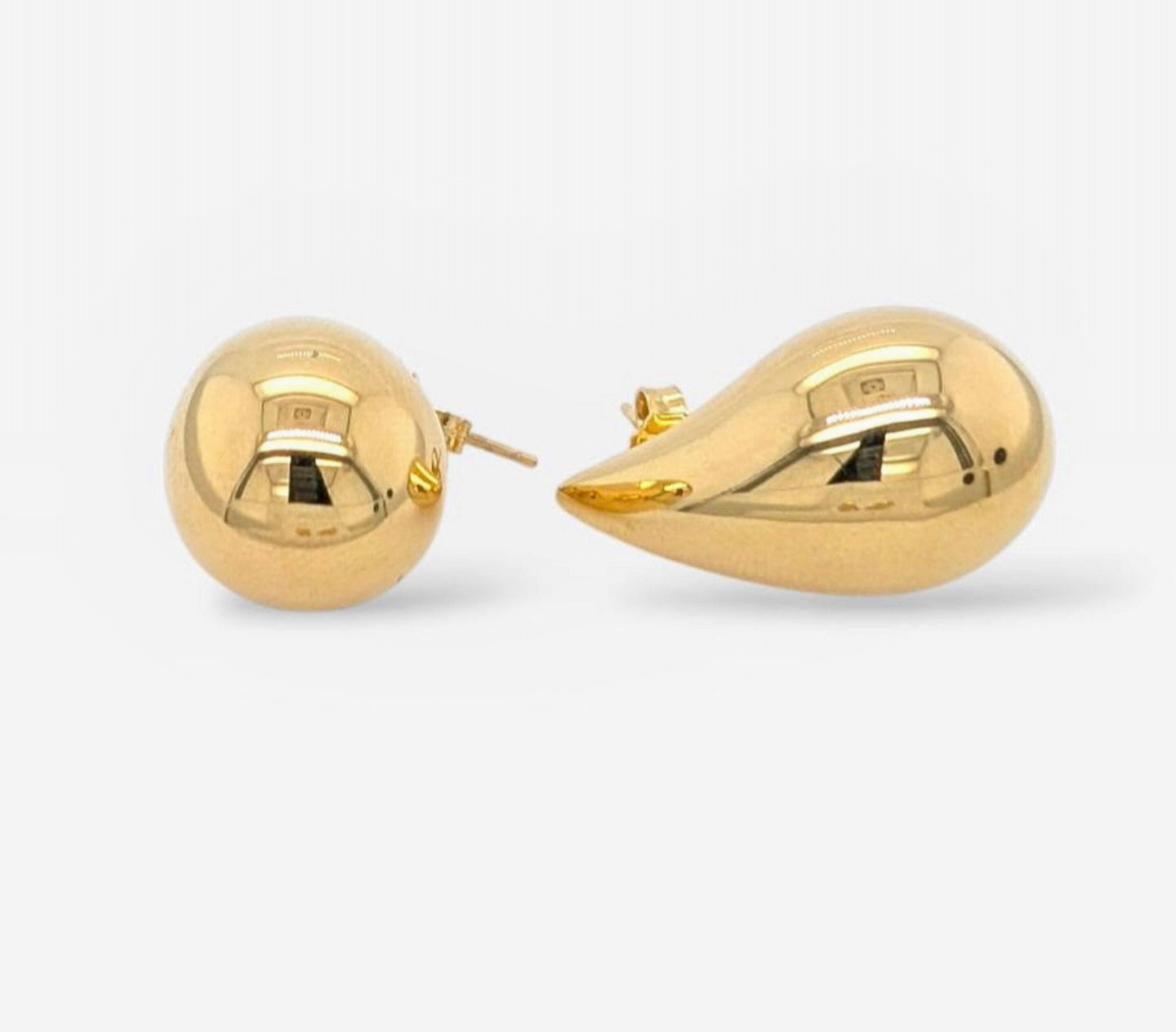 Pendientes de gota en forma de mariposa