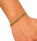 Link Cuban bracelet – solid 18k gold