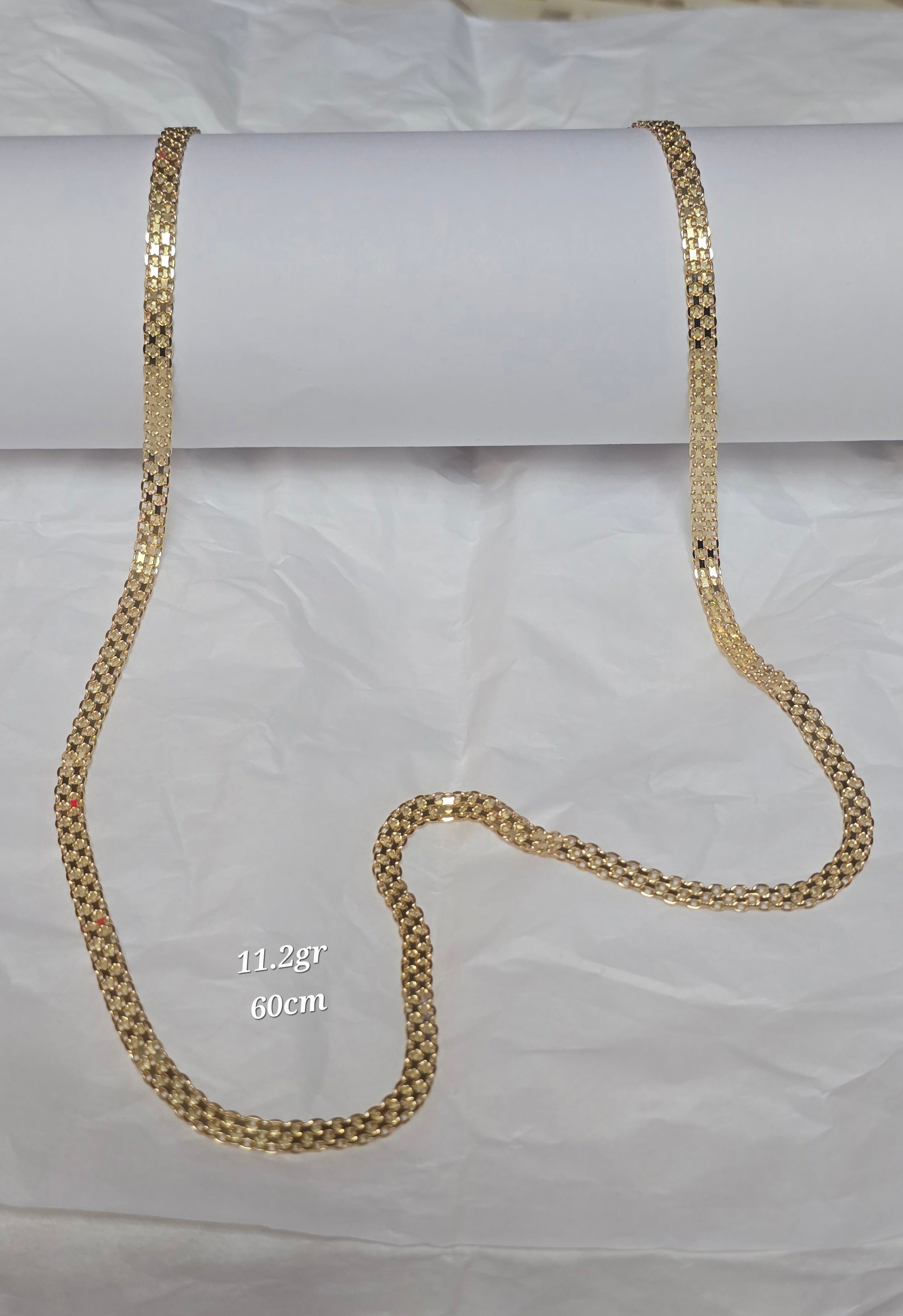 Chinese weave chain 60cm of 11.2gr