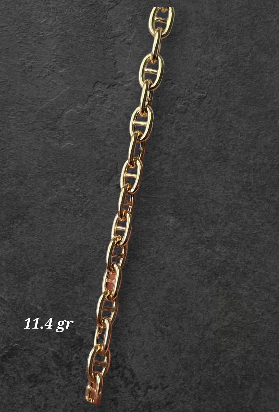 Cadena de tejido marinara 60cm de 11.4gr