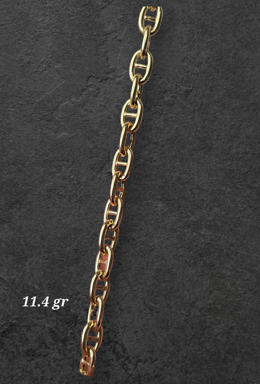 Cadena de tejido marinara 60cm de 11.4gr