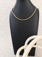 Cordón chain necklace – solid 18k gold