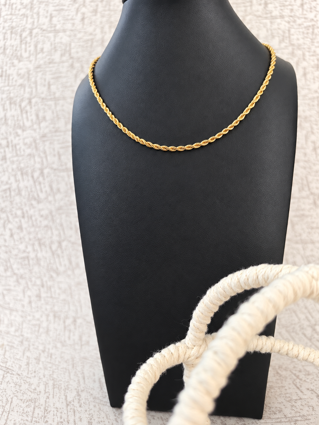 Cordón chain necklace – solid 18k gold