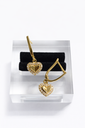 Corazón de aros con circonita
