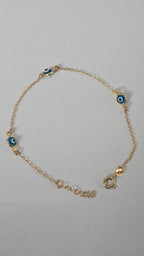 Pulsera de tres ojos turcos