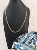 Cuban chain necklace – solid 18k gold