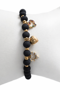 Pulsera con cuentas de oro