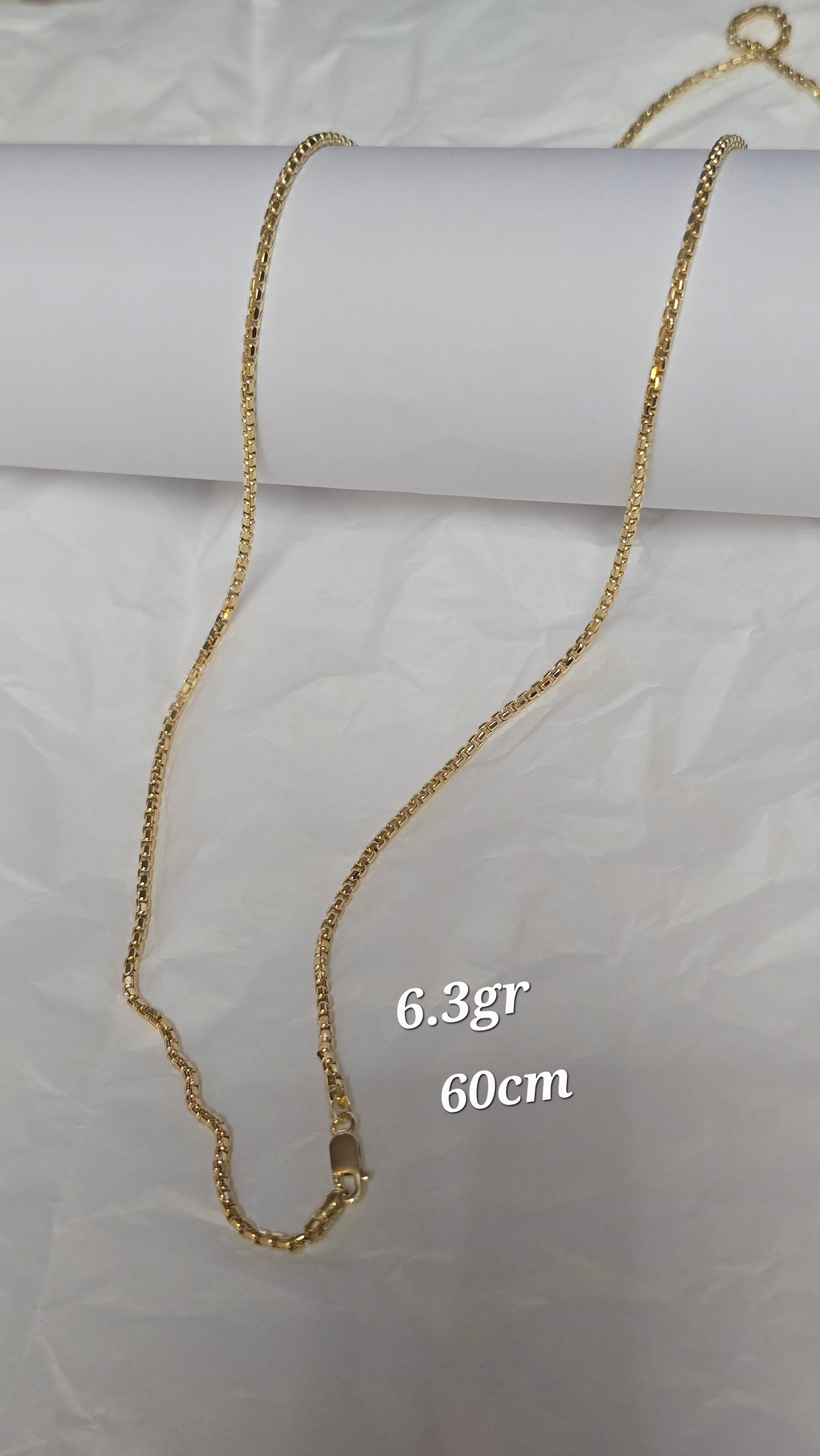 Drawer weave chain 60cm of 6.3