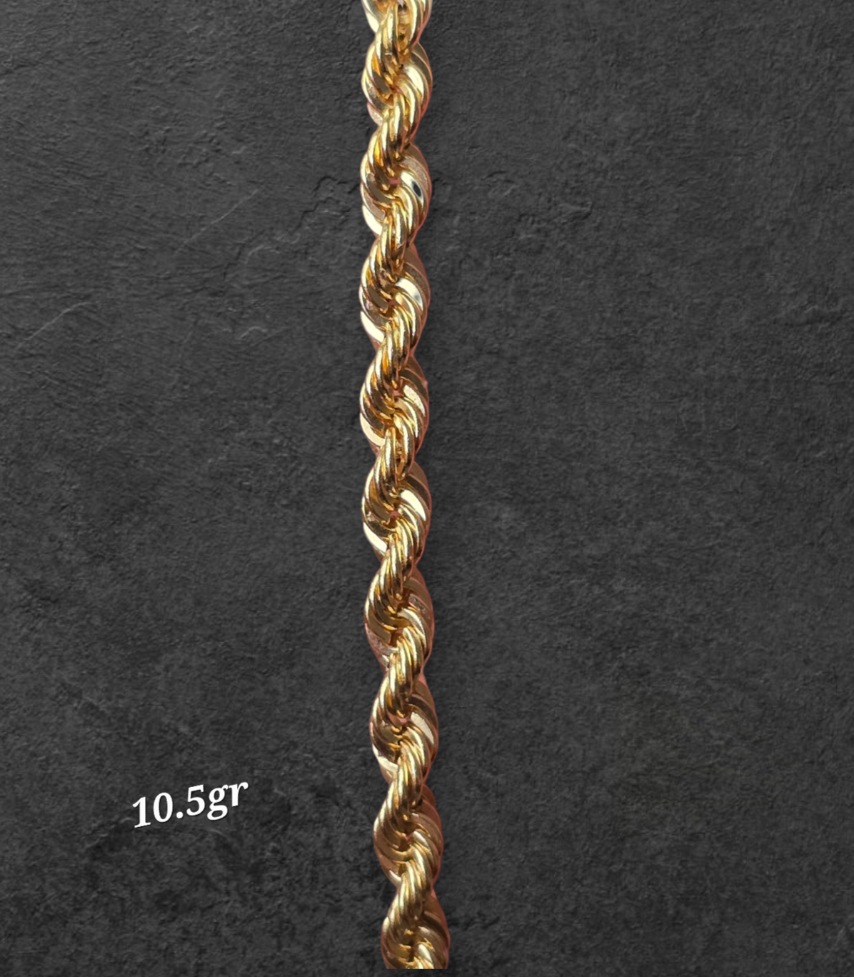 Cadena de tejido lazo 60cm de 10.5gr