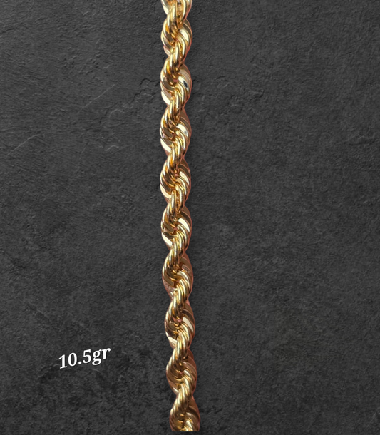 Cadena de tejido lazo 60cm de 10.5gr