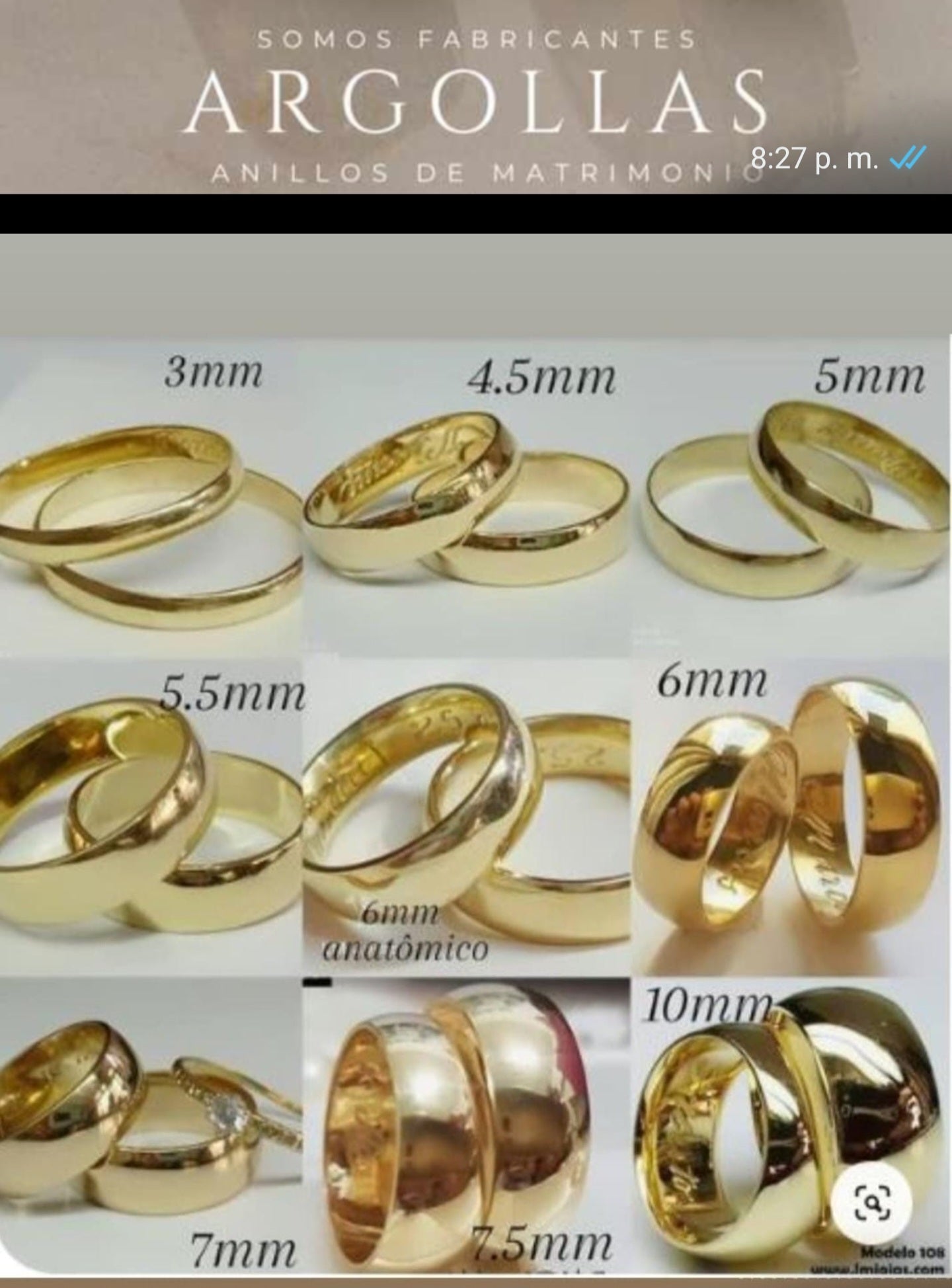 Wedding rings, 12 grams per pair, plain in 18-karat gold with engraving included
