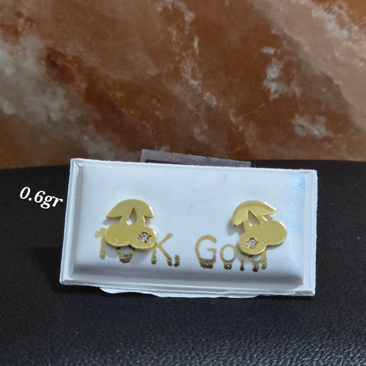 Zarcillos de cereza tapa de rosca de 0.6gr