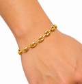 Gucci link bracelet – solid 18k gold
