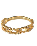Anillos de corazón con circonita blanca
