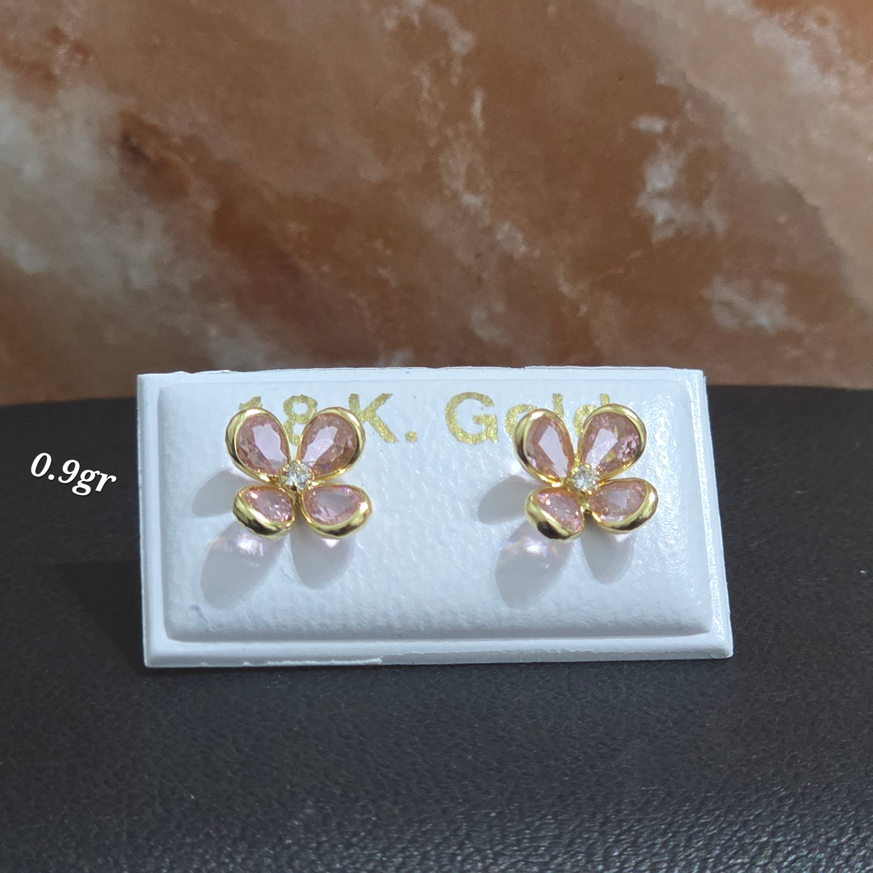 White flower tendril with screw cap, 0.9g