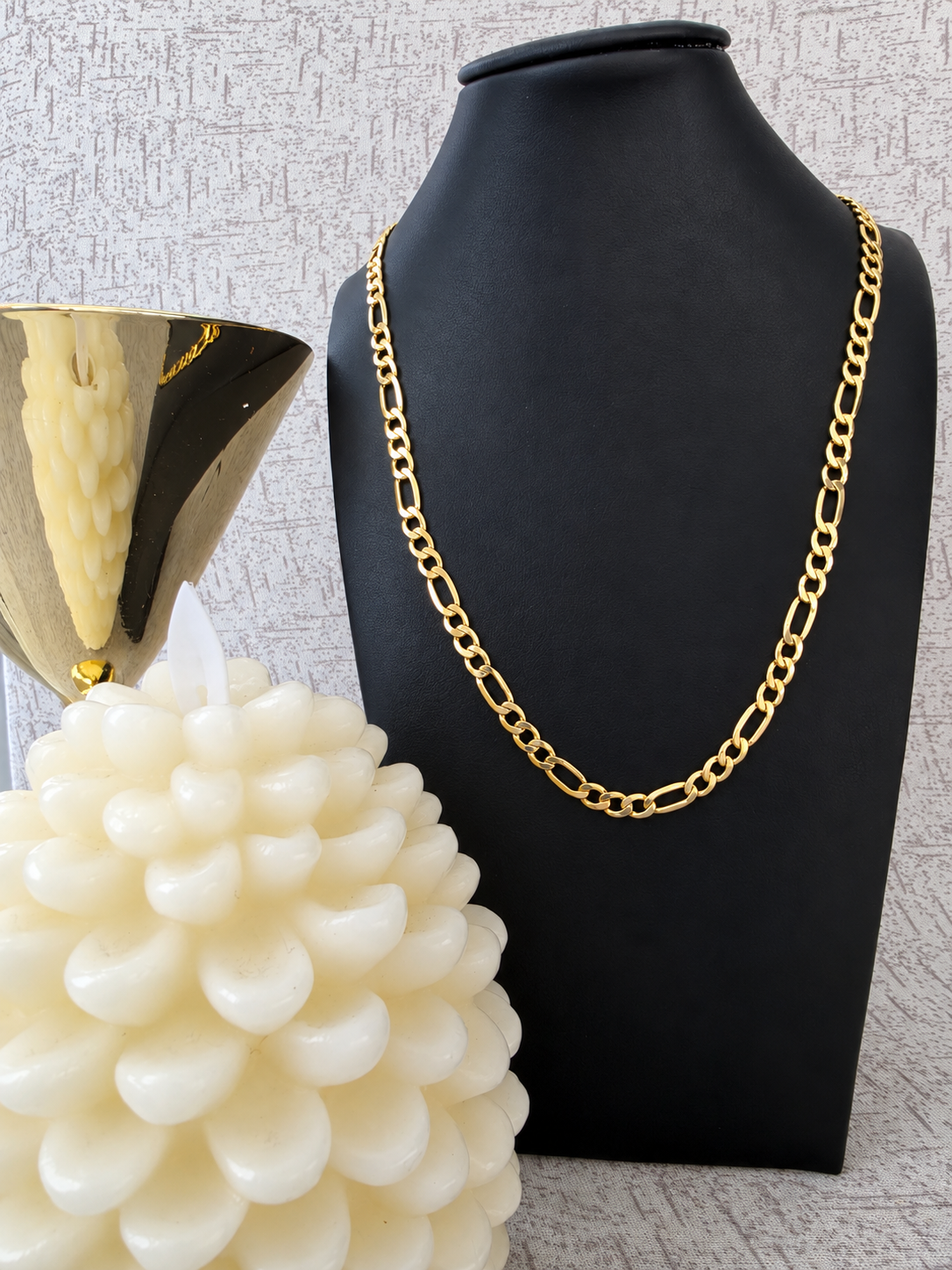 Chain 3x1 link necklace – solid 18k gold