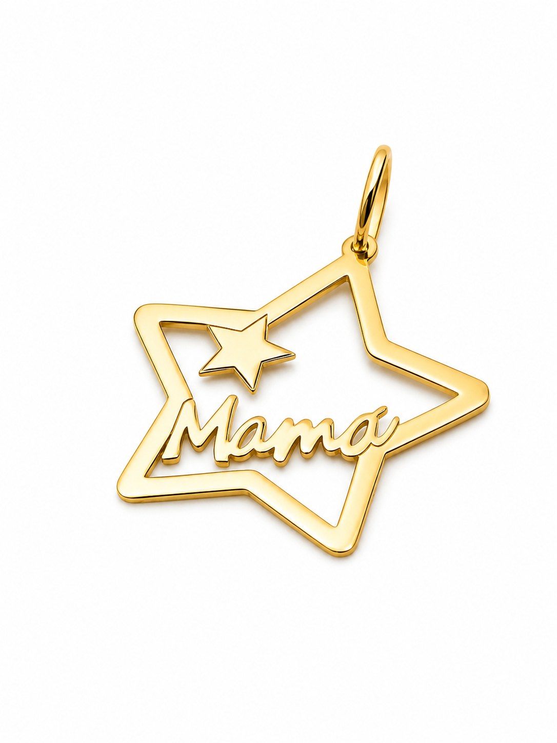 Pendant star with baby