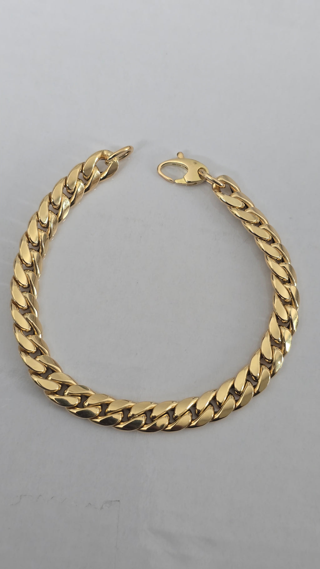 Pulsera de eslabones cubanos