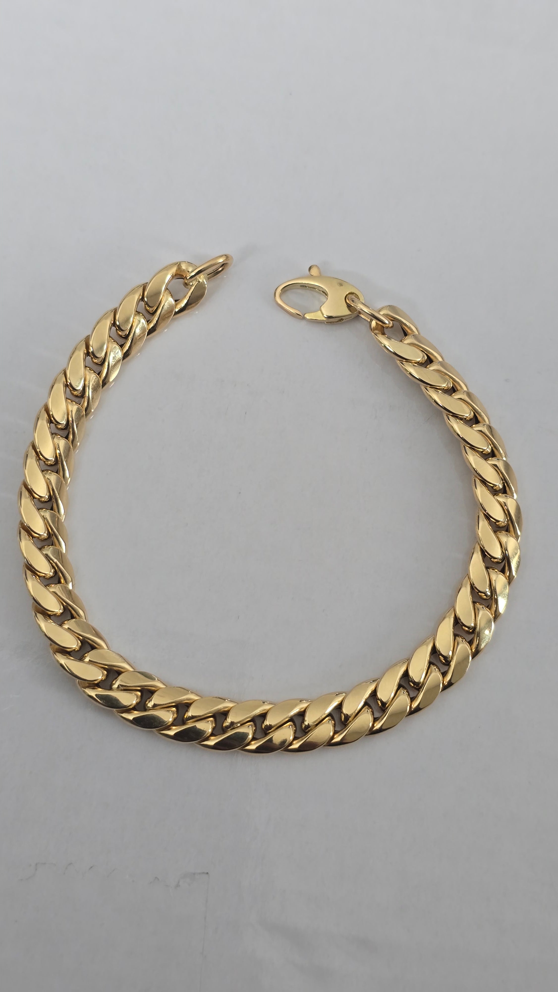 Pulsera de eslabones cubanos