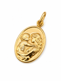 Mother and child pendant – solid 18k gold