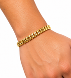 Link Cuban bracelet – solid 18k gold