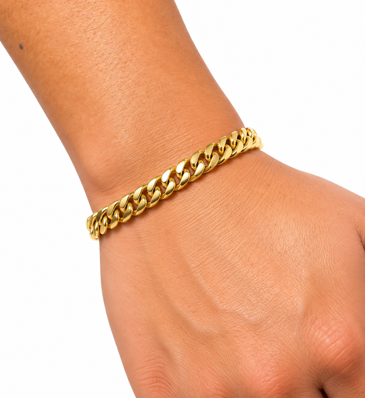 Link Cuban bracelet – solid 18k gold