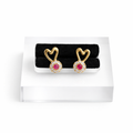 Pendientes en forma de corazón