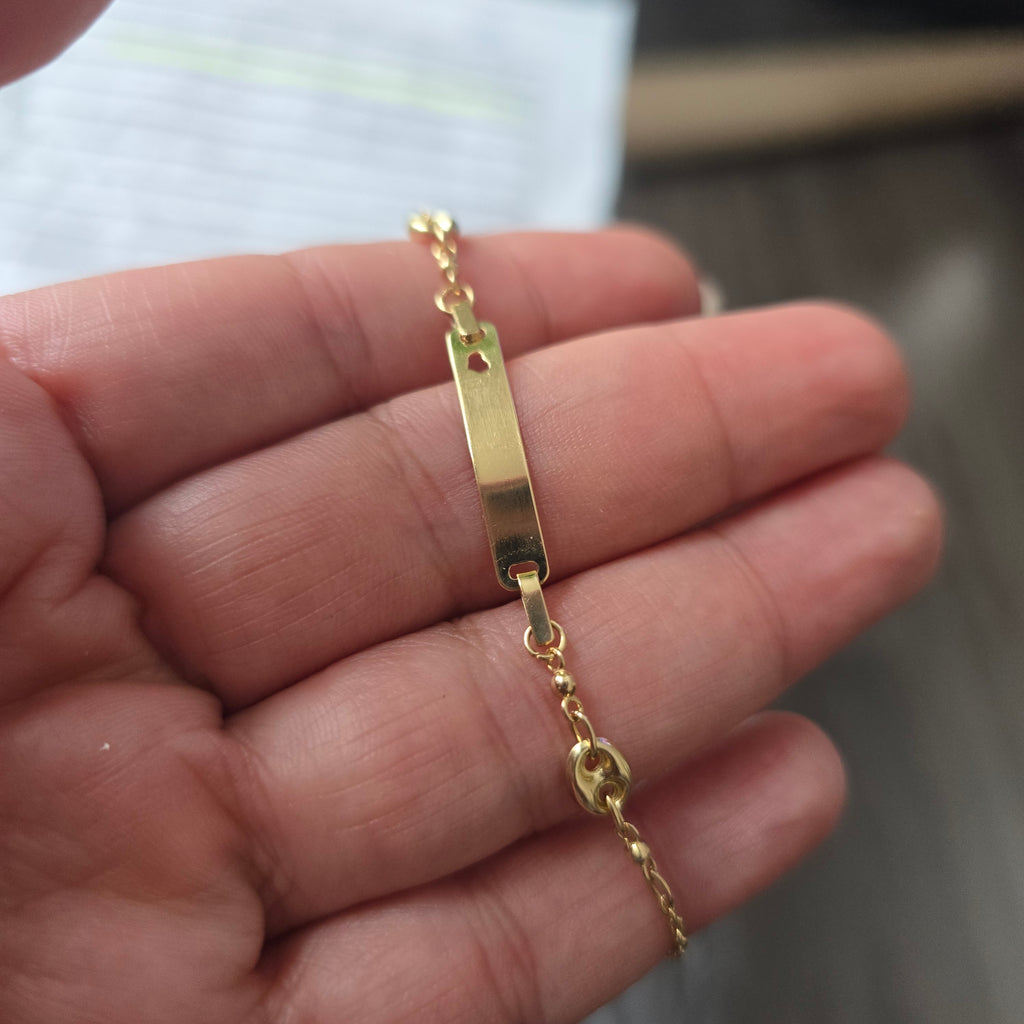 Gucci slave bracelet with 18-karat Italian yellow gold plate. 6 grams