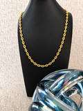 Mariner link necklace – solid 18k gold
