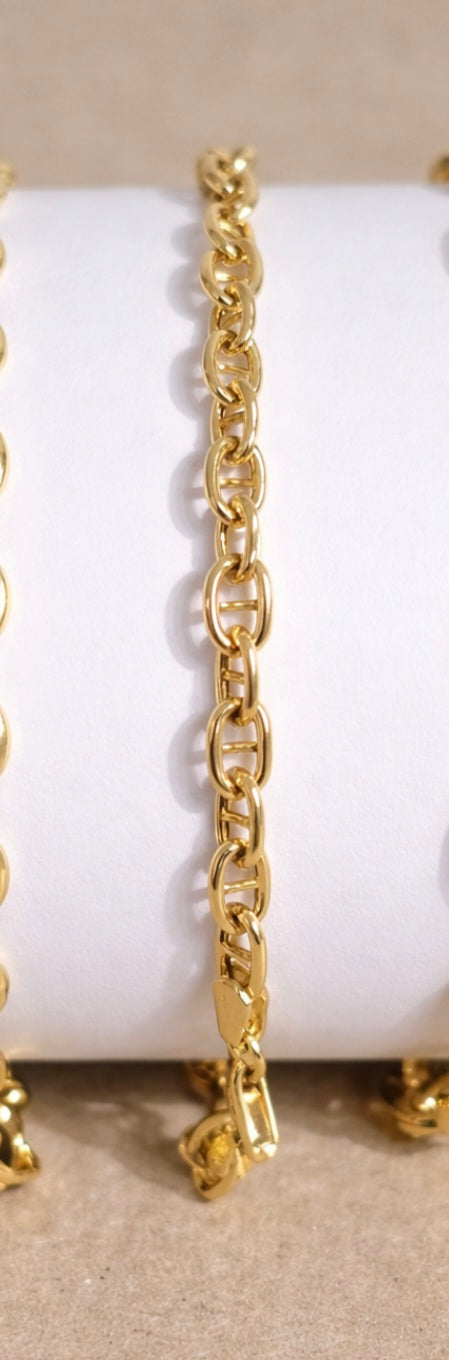 Mariner bracelet – solid 18k gold