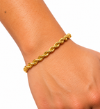Rope bracelet – solid 18k gold