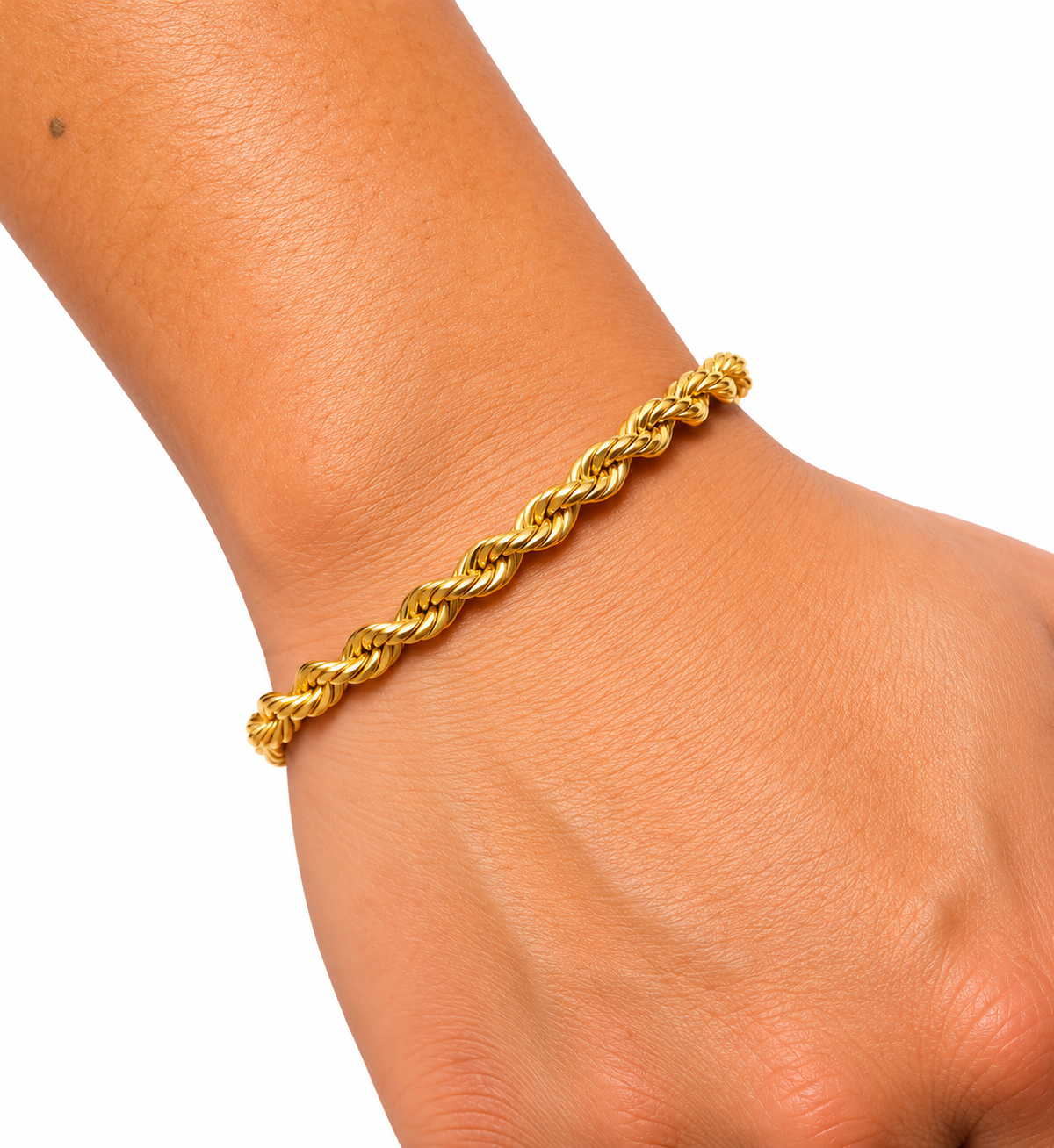 Rope bracelet – solid 18k gold