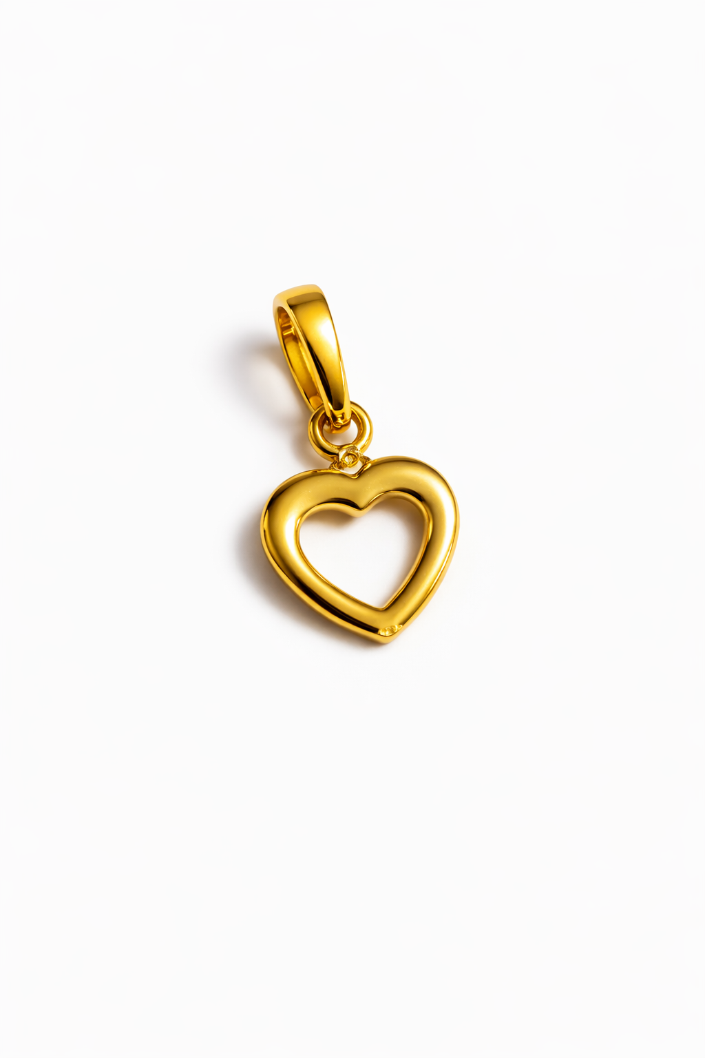 Mini colgante silueta de corazón