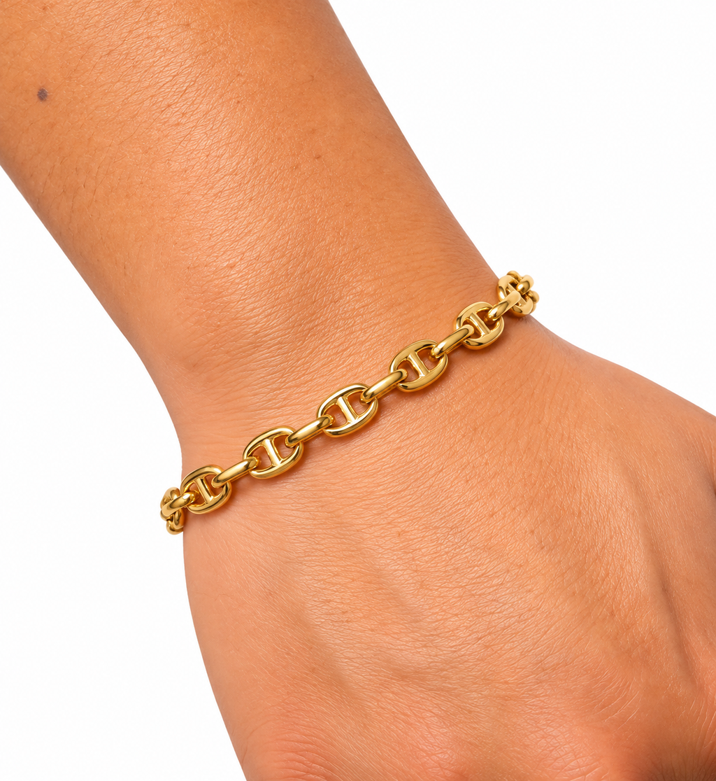 Monaco cube bracelet – solid 18k gold